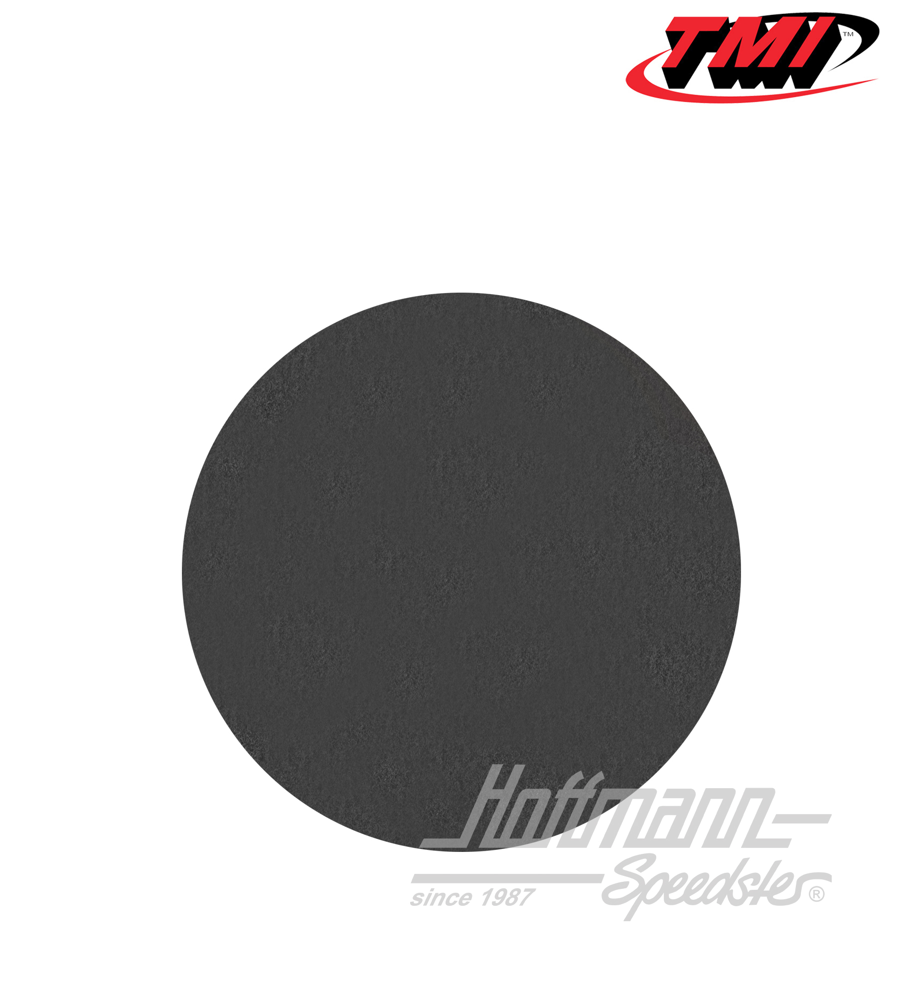 Tire cover, 165x15, black, velour | 34-C1150-801 | 055-7680