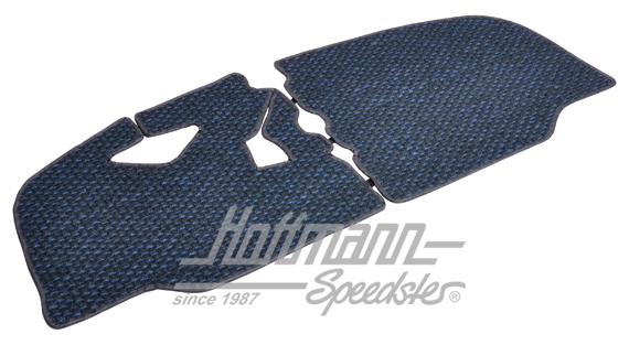 Floor mat, coco, .67-.72, blue/black | ZVW 2BUS CBL | 098-0040-35
