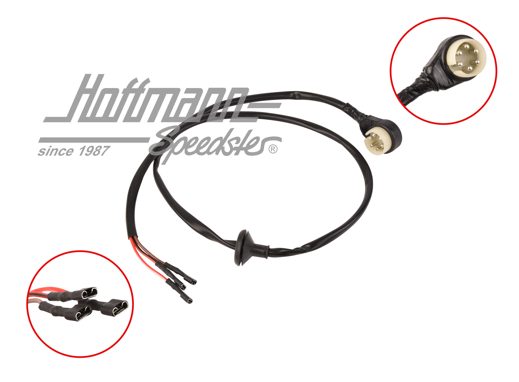 Cable set, window regulator motor, 911, 75-89, right | 911 612 104 02 | 580-1294-52