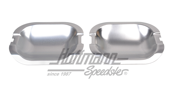 Door handle guards, aluminium, Golf 3,11.91-,2-doors                                                