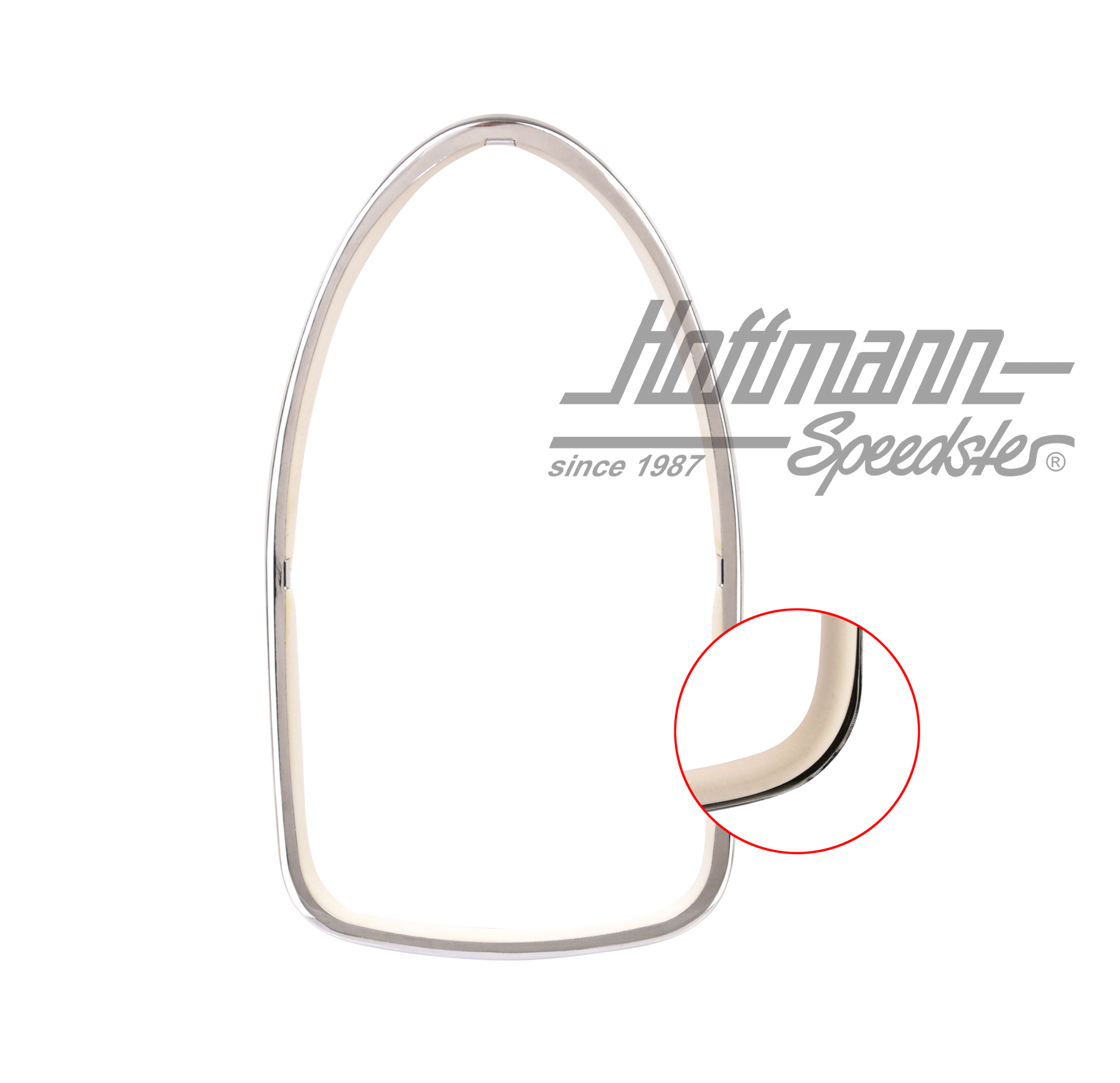 Chromed frame, taillight lens, 67-72, left/right | 111 945 117 A | 020-4488-16