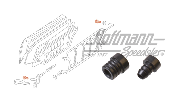 Plug, rear-bench stop, 8.67-, pair | 111 885 661/111 885 662 | 055-5003-08