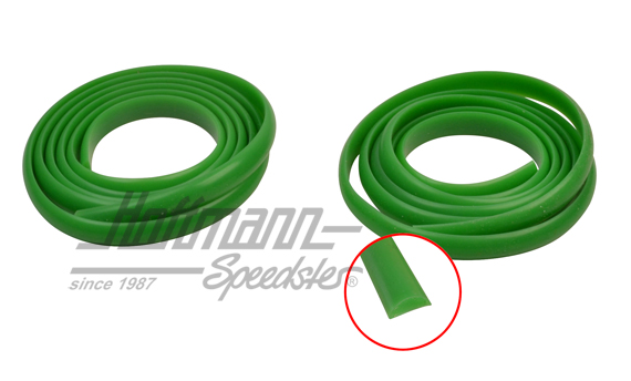 Beading, door sill mouldings
, green                                                               