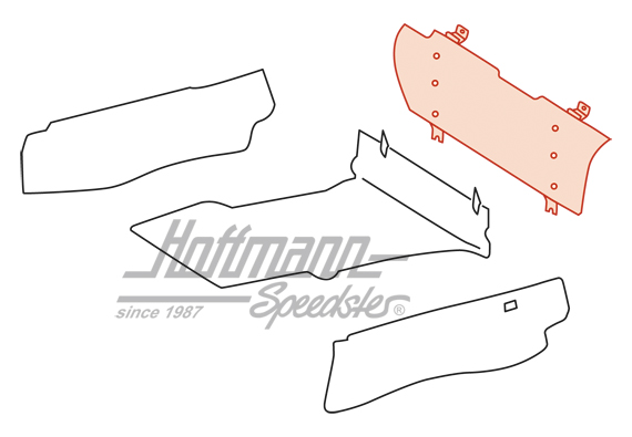 Panel, trunk, upper, 69-76                                                                          