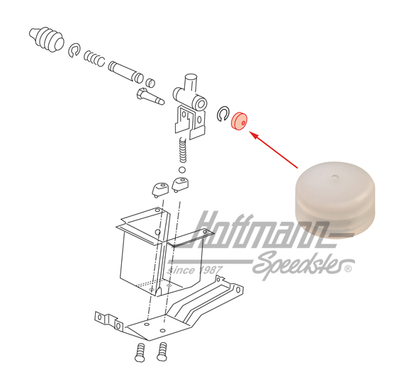 Cap, lateral, front, 5-gear | 251 711 242 A | 315-1400-10
