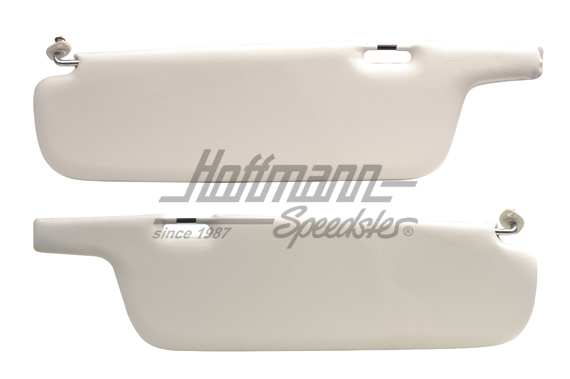 Sun visors, Bus T3, white | 251 857 551 A/251 857 552 A | 360-2810-10