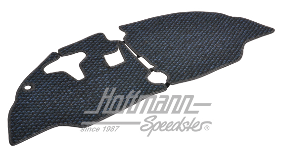 Floor mat, coco, .55-.59, blue/black | ZVW 2BUS BL | 098-0040-05