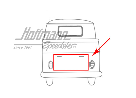 Seal, engine lid, Bus T1, 3.55-7.67 | 261 827 711-1 | 089-0300