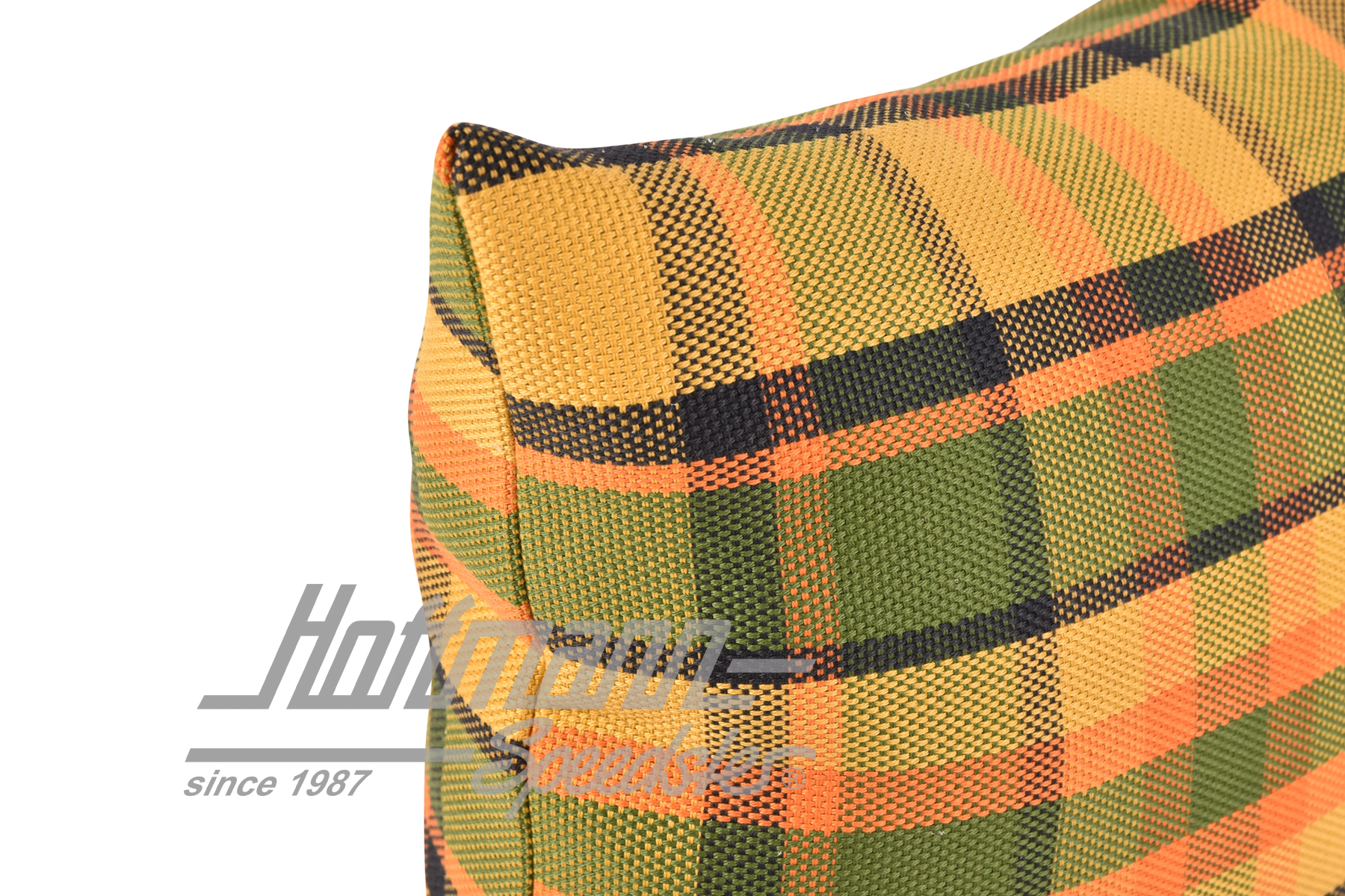 Cushion, Westfalia, yellow/orange, 39x39cm                                                          