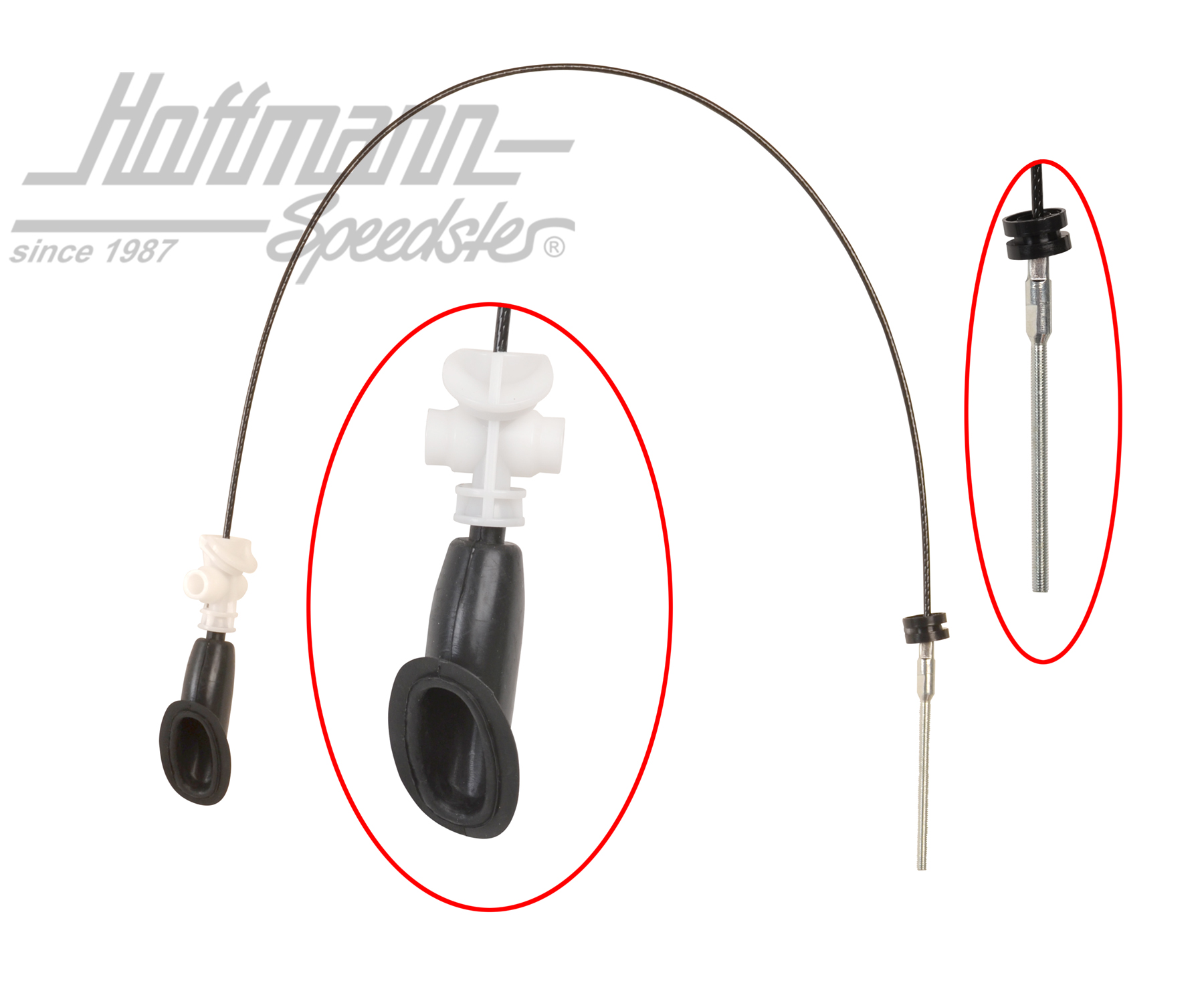 Hand-brake cable, front, Bus T4, 5.97-6.03 | 701 711 476 A | 406-0150-10