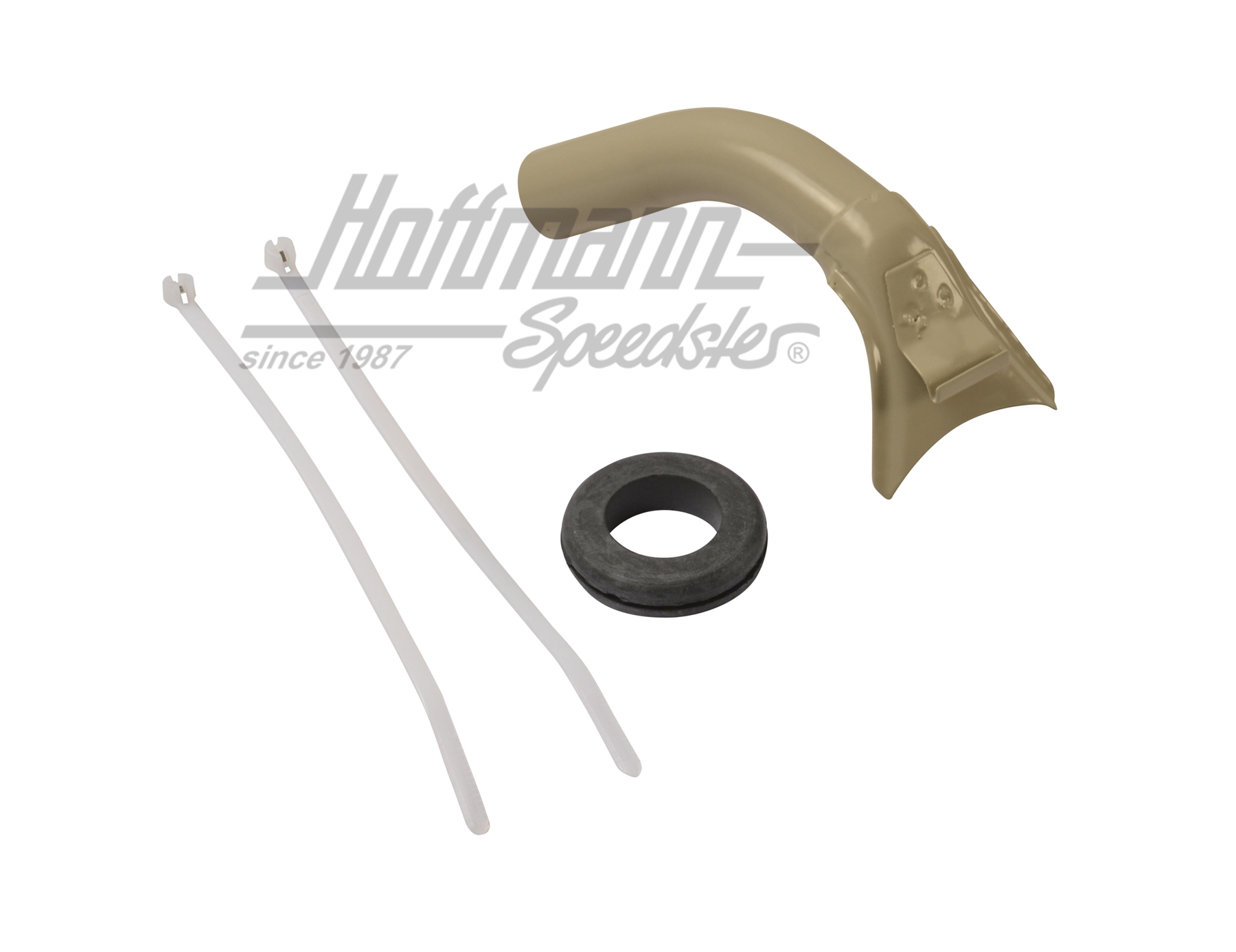 Heater tube, rear window, 65-68, left                                                               