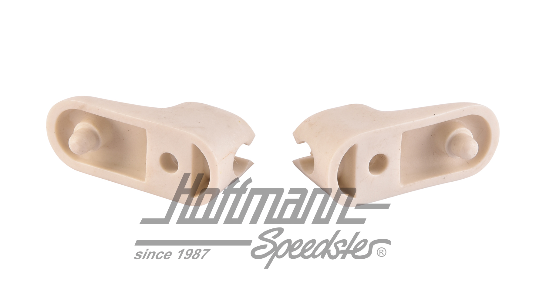 Sun visor clips, Type 3, 4.61-7.67, white                                                           