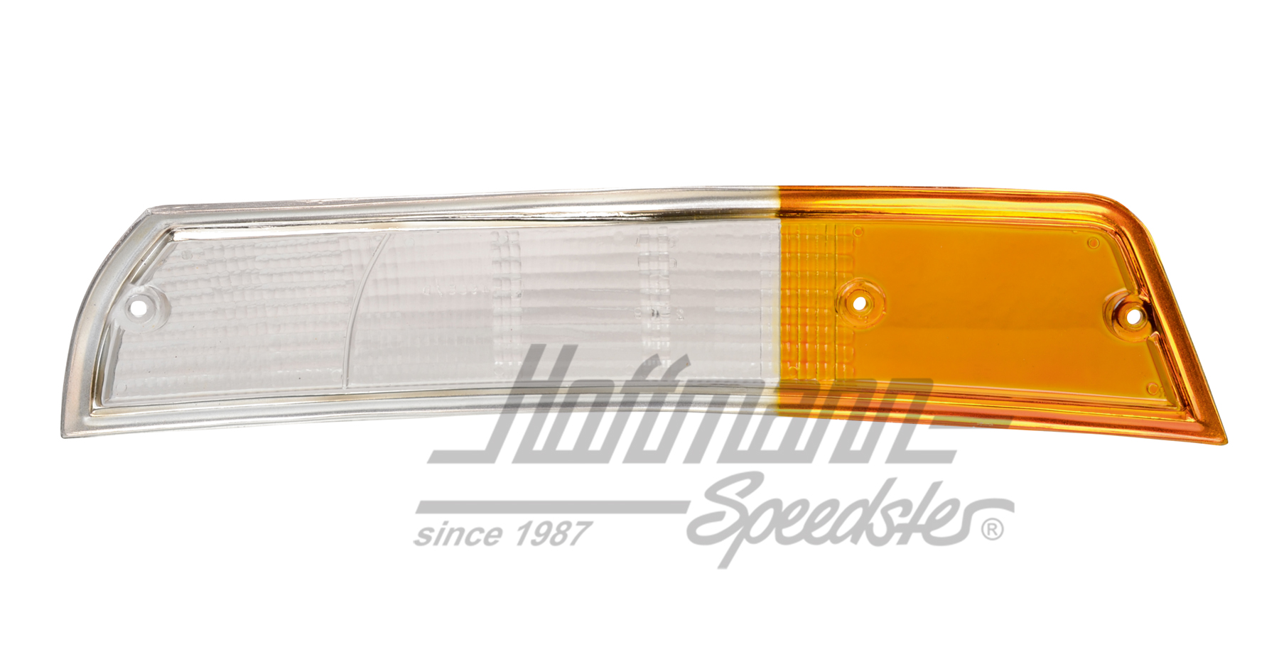 Turn-indicator lens, white/yellow/chromed, 911, 69-71, right                                        