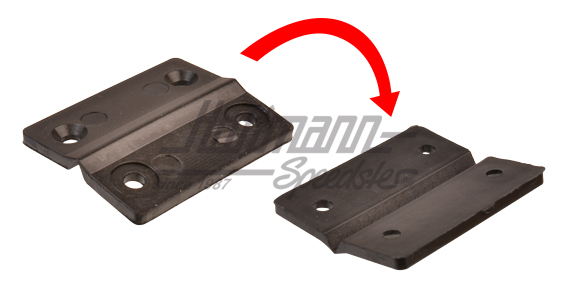 Hinge, map-case, door, 69-73 | 9400029 | 580-0500