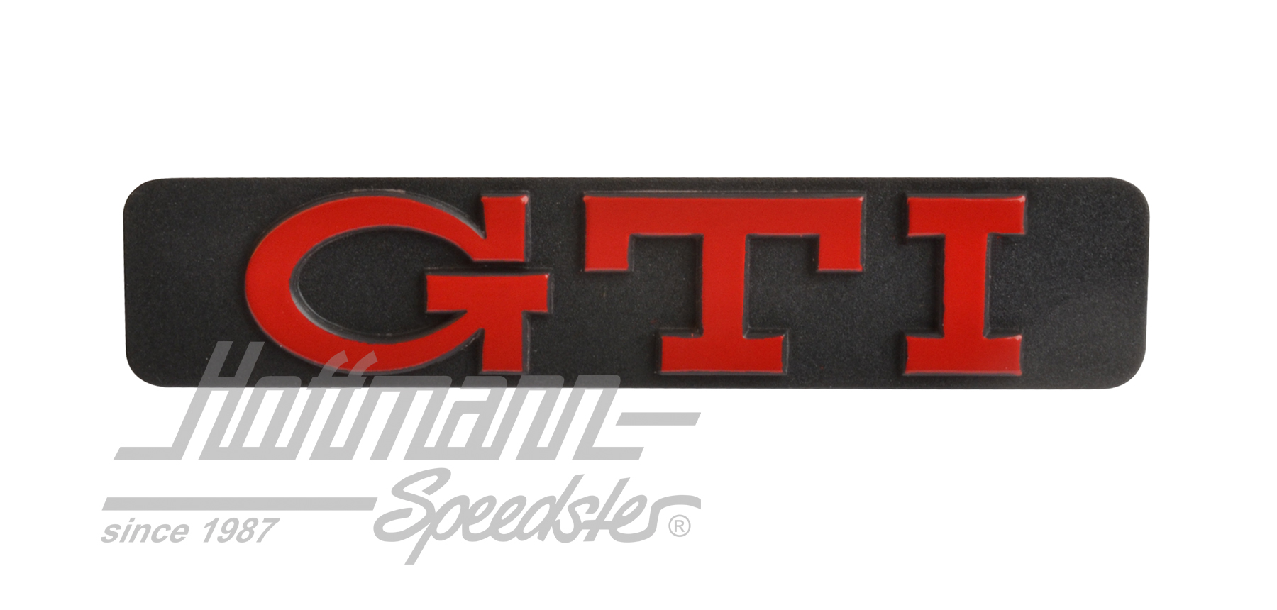 Emblem, GTI, lateral, moulding, red | 1H6 853 714 C QN5 | 208-6570-03