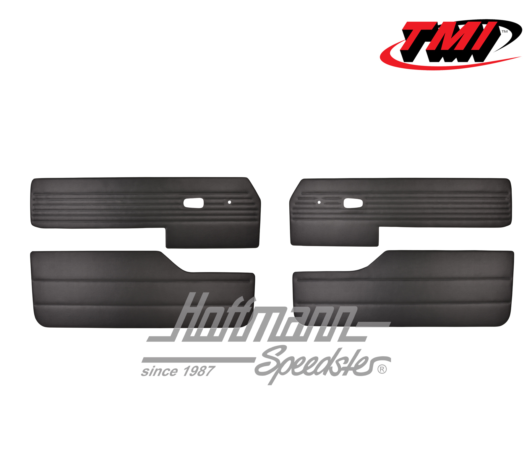 Door panels, Type 3, 4.61-7.65, black | 10-3201-11 | 069-9500-11