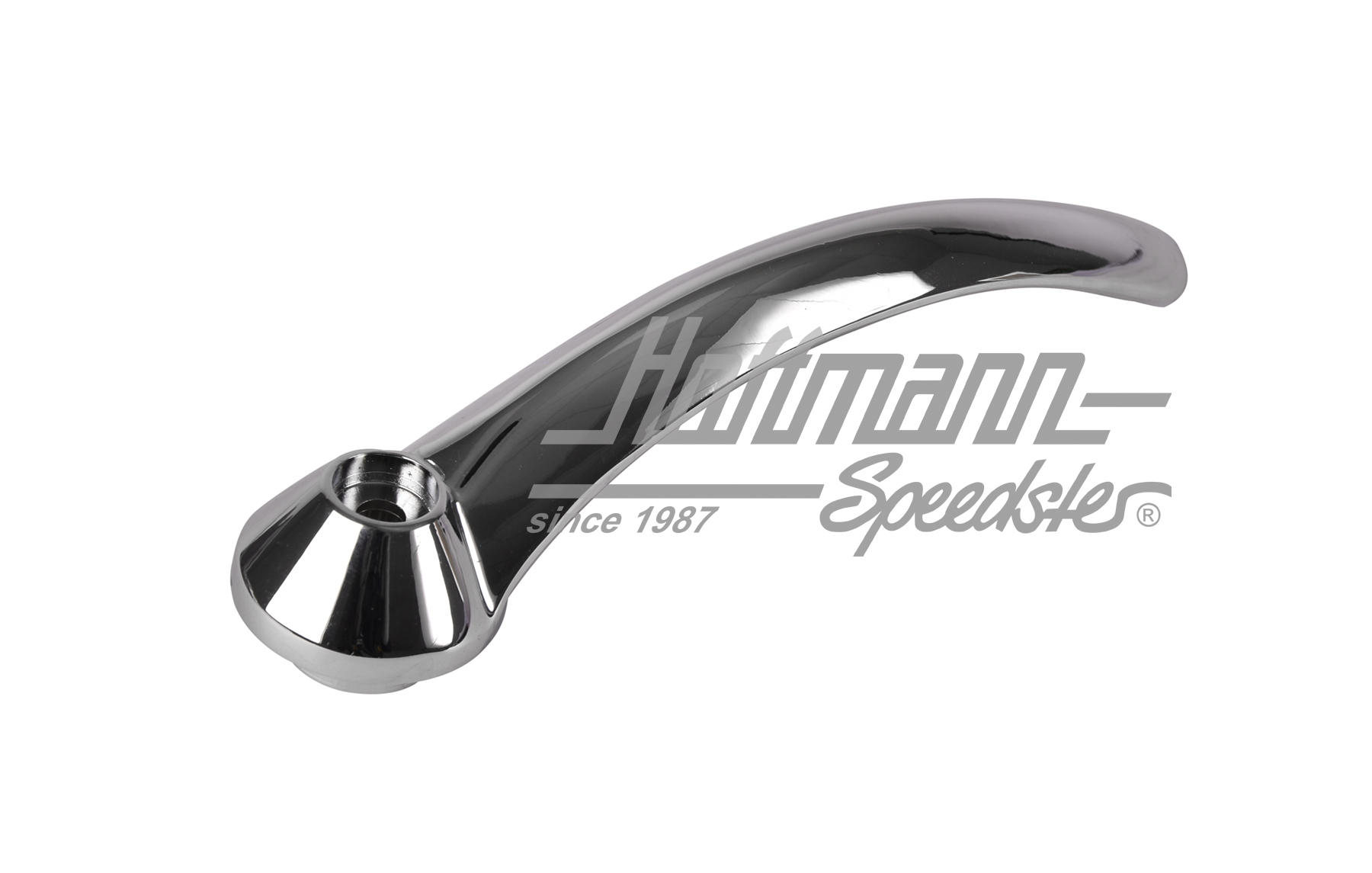Door opener, inner, front, Bus T1, 64-65, chromed | 211 837 225 A  MCH | 089-4243-10
