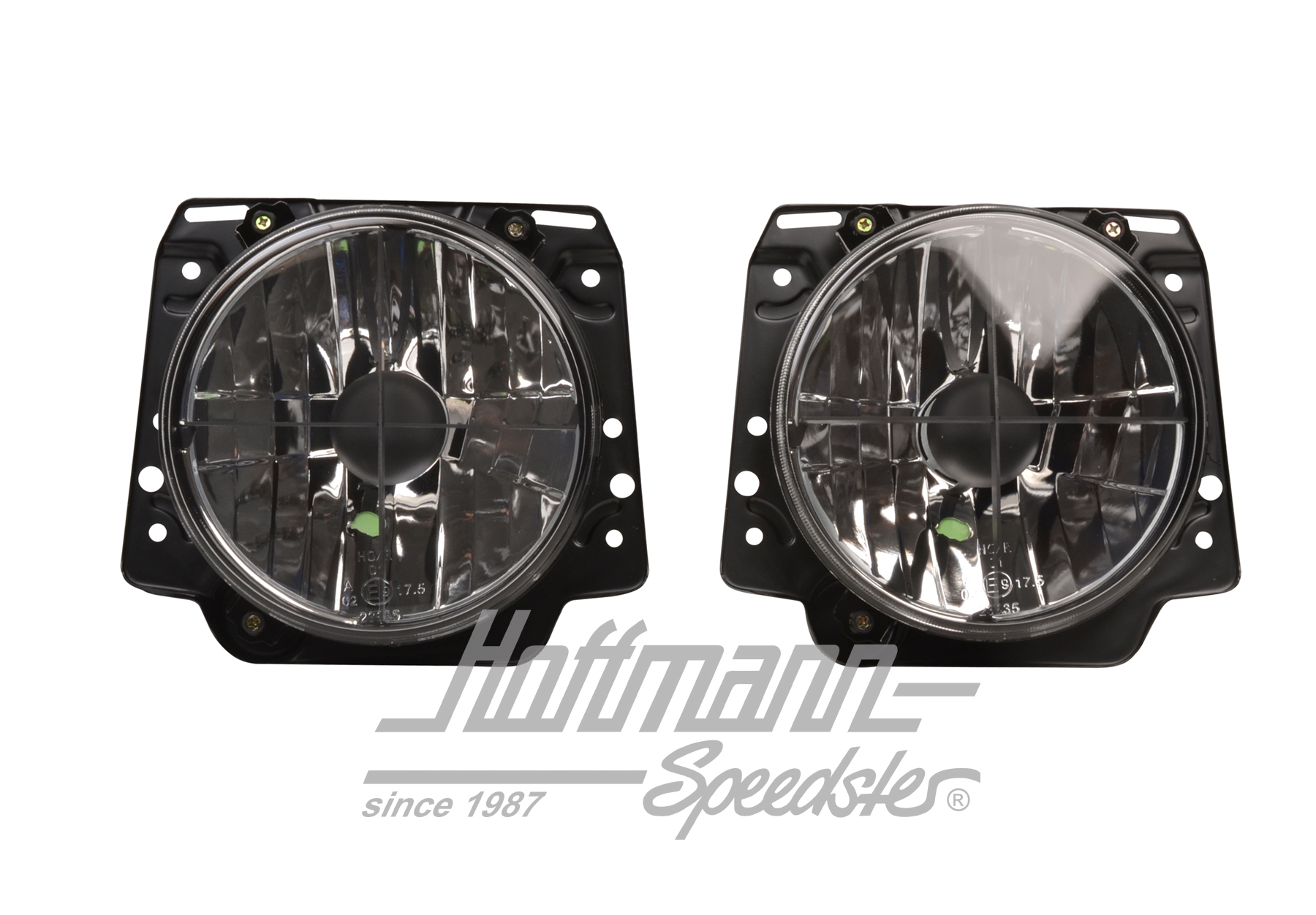 Headlight set, H4, Golf 2, clear/reticle | 191 941 753 A  CX | 209-3807