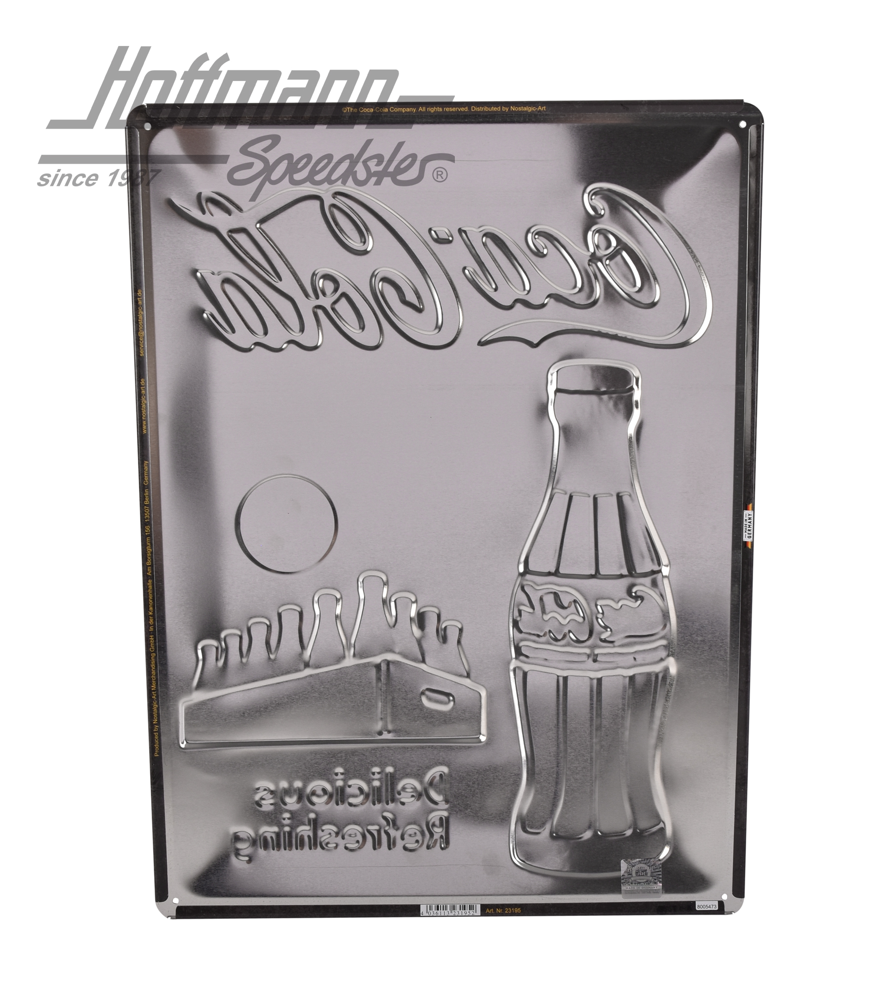 Metal sign, 300x400mm, COCA-COLA                                                                    