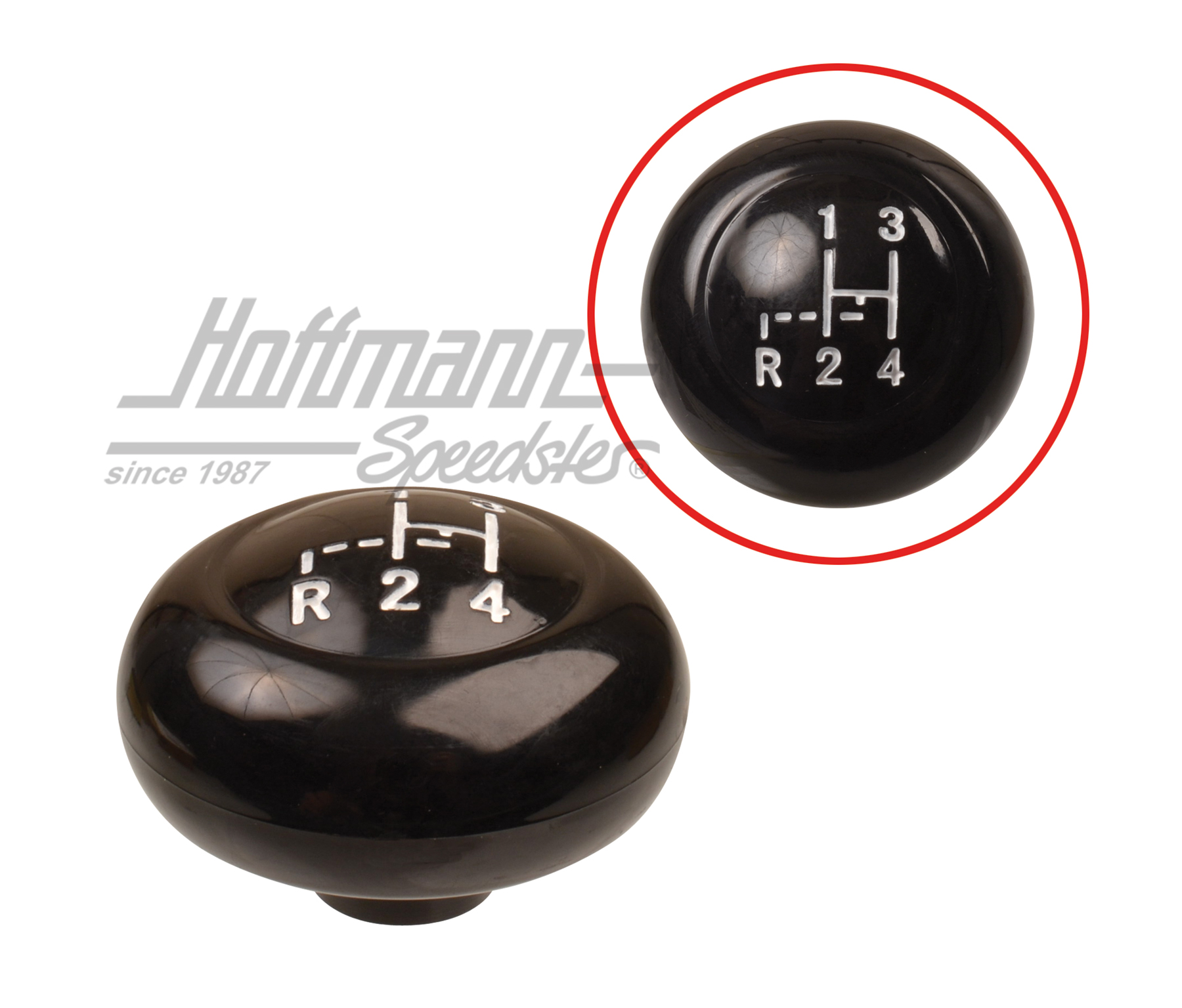 Shift-lever knob, 10mm, shift pattern, black | 113 711 141 BP BK | 020-2014-62