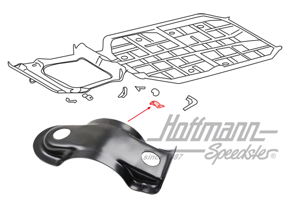 Reinforcement, axle mounting, front, left/right | 901 501 427 21 | 590-0158