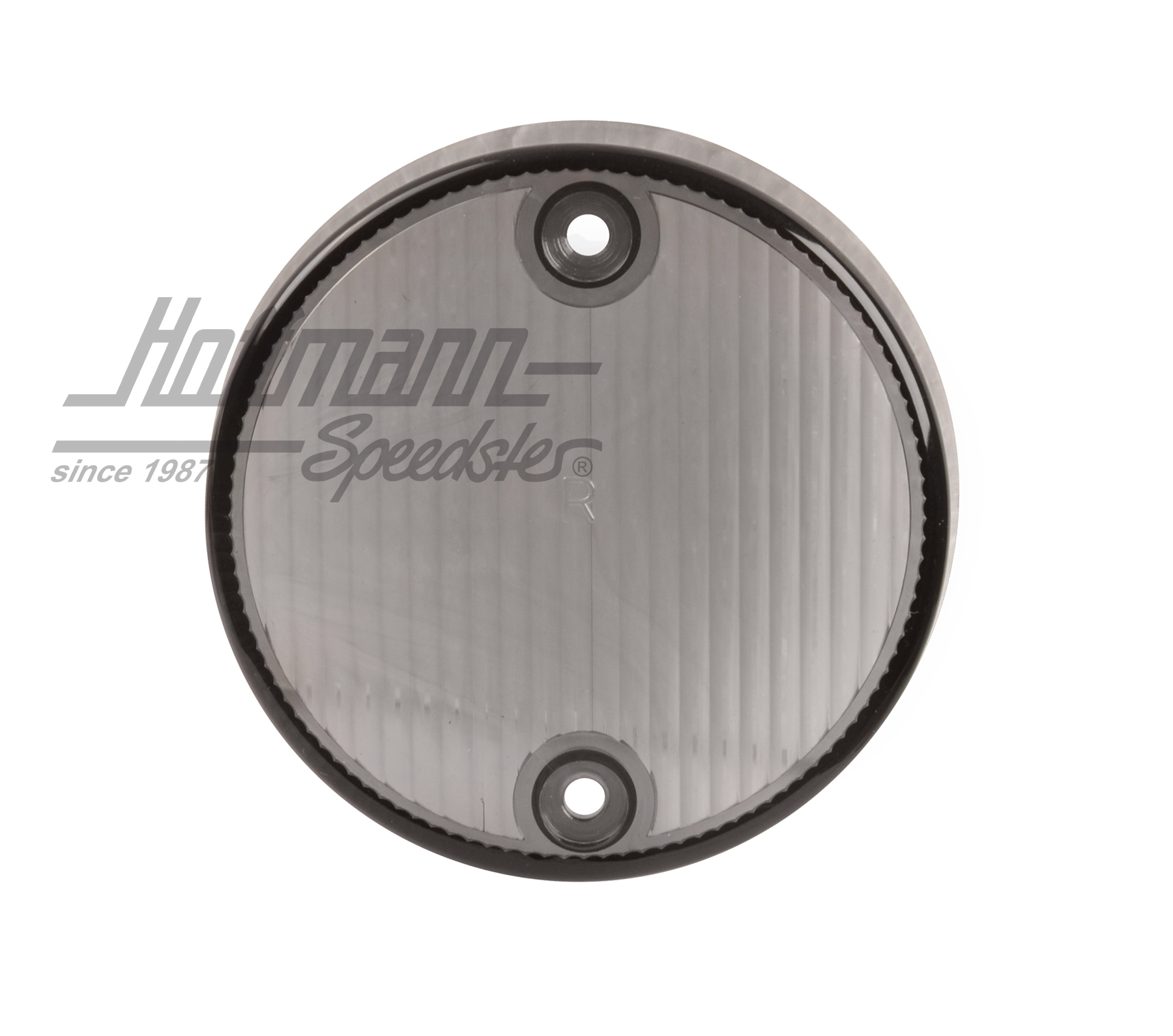 Glass, side marker light, smoked, right                                                             