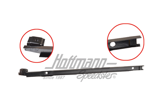 Guide rail, door, rear, left, 8.64-7.72 | 111 837 417 | 020-5168-11