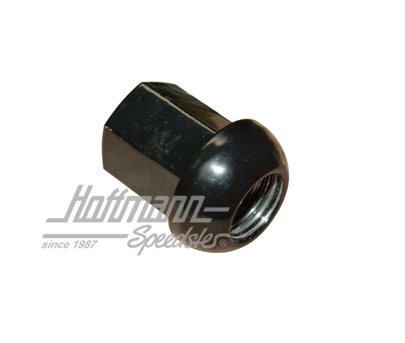 Wheel nut, aluminium, black | 911 601 881 BLACK | 580-7205-03