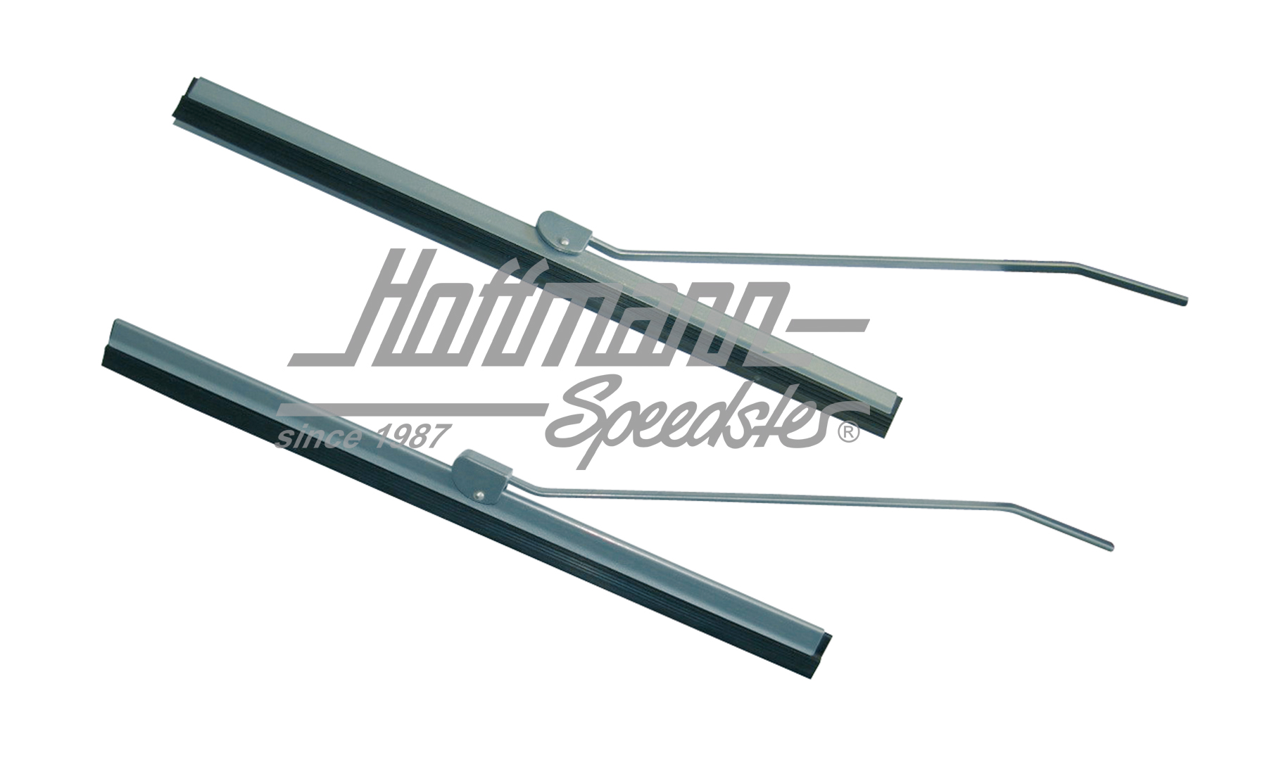 Wiper arms, with blade 245 mm, silver | 111 955 421 ASL | 020-4763-06