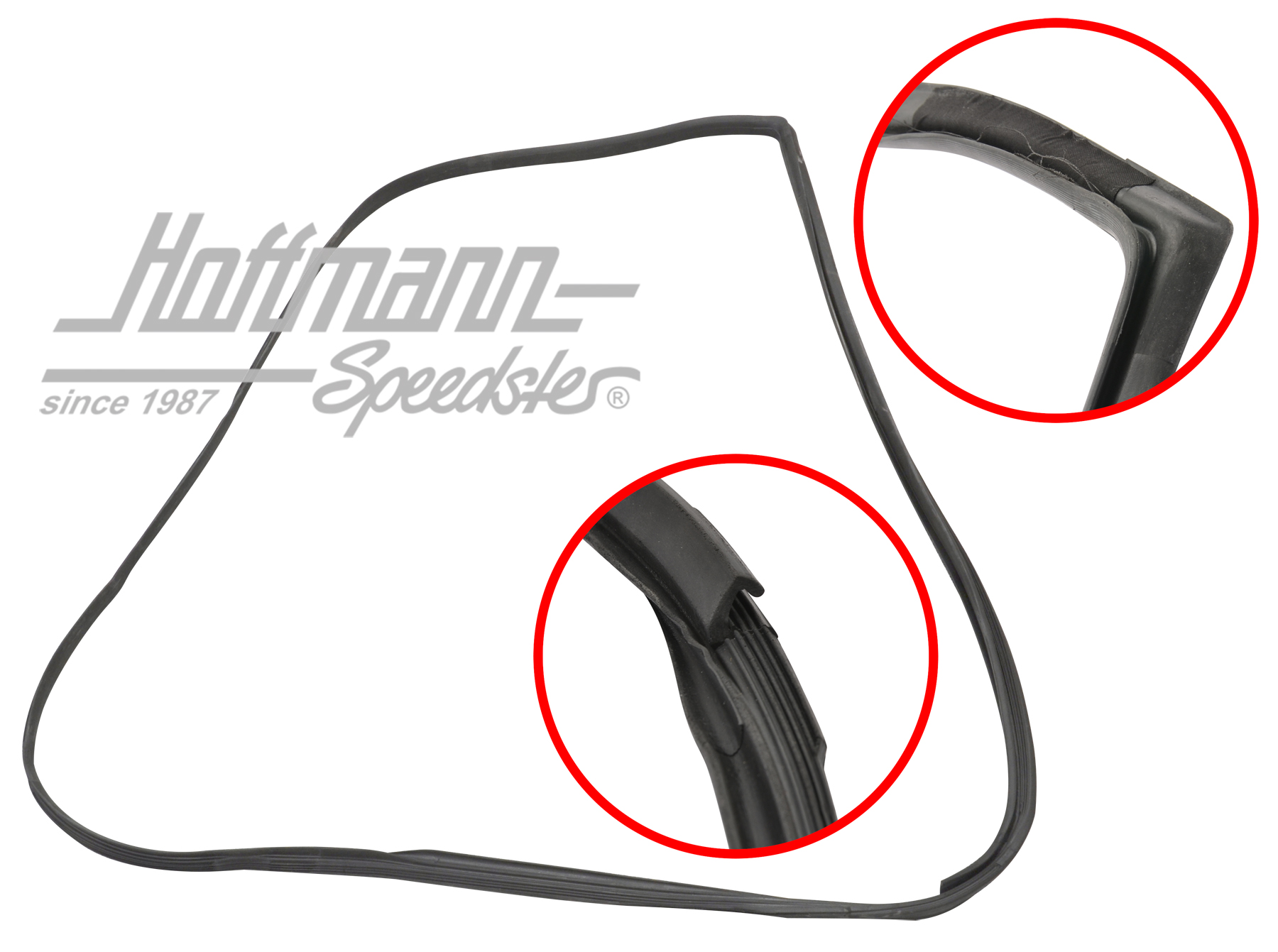 Door seal, 924/944, left                                                                            