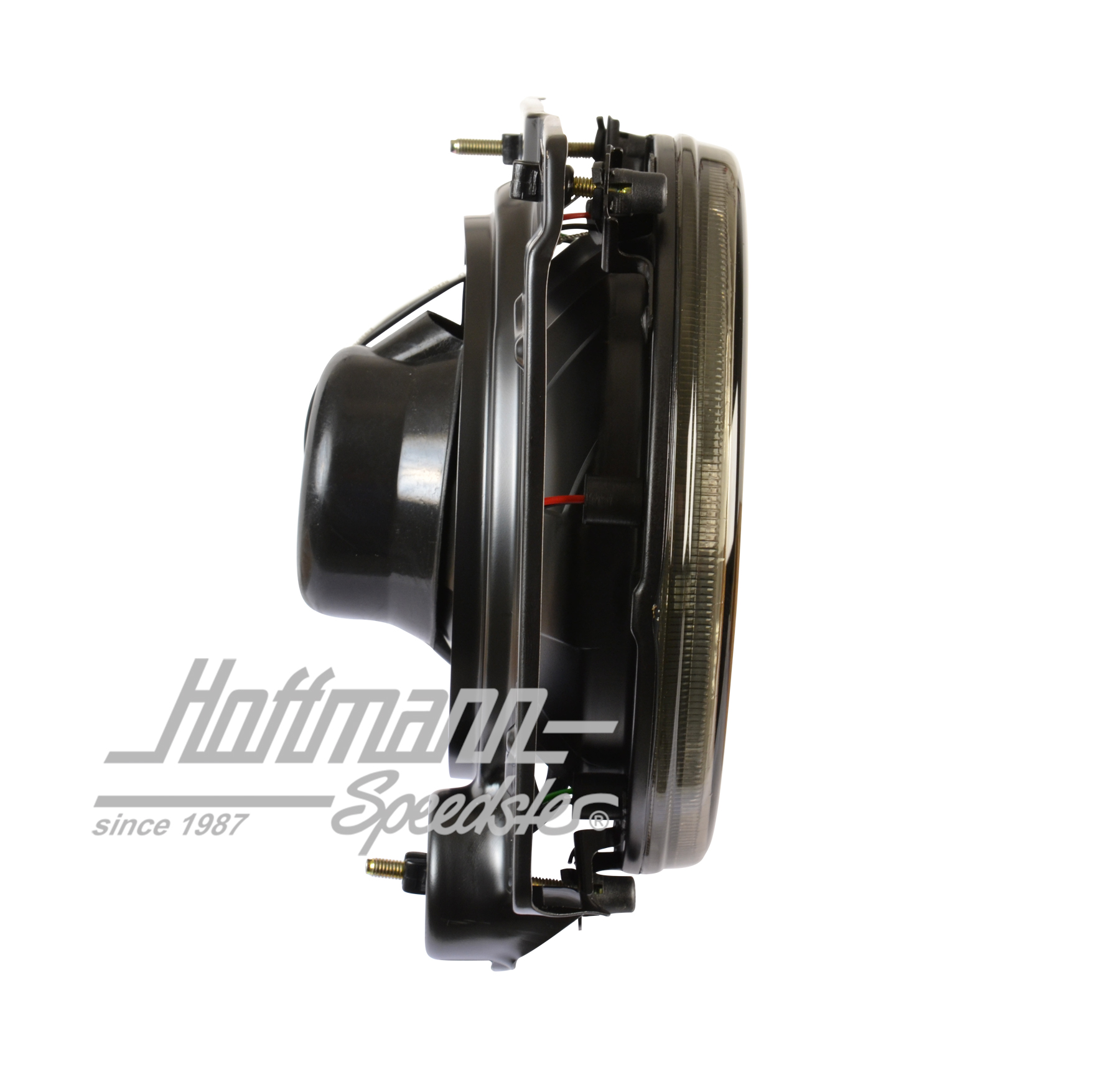 Headlight set, H4, Golf 2, smoked/Angel-Eye                                                         