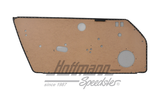 Door panel, 911, 74-89, black, right                                                                