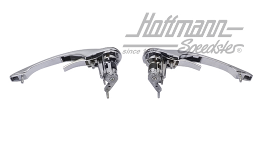 Door handles, keyed alike, 911, 69-76, chromed                                                      