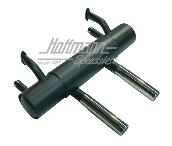Sports exhaust, 356 A,B,C, 1.6, 2x63mm                                                              