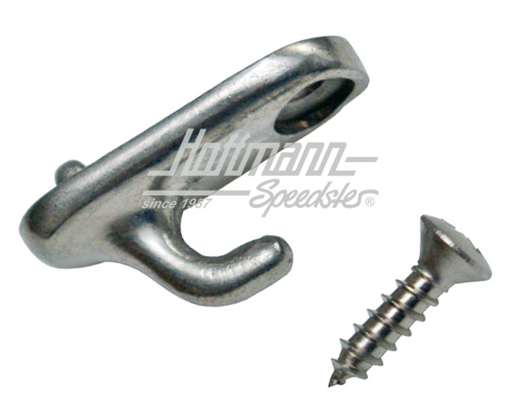 Hook, rear bench, with screw                                                                        