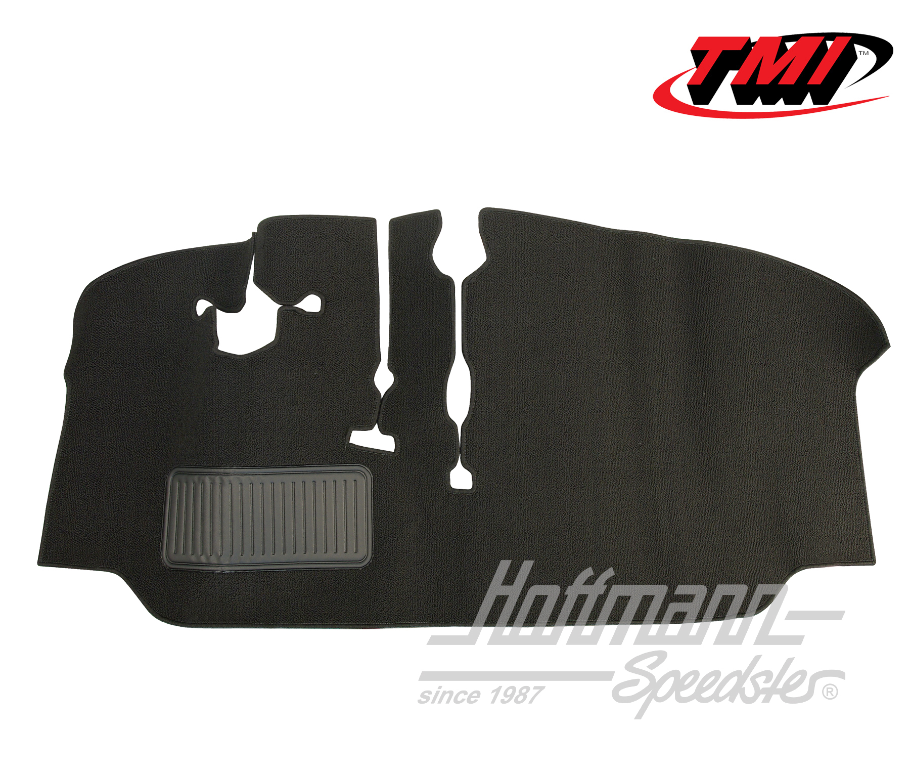 Carpet, footwell, Bus T2, 8.72-, black | 34-F2103-301 | 098-0005