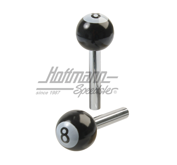 Door lock pulls, billard ball 8                                                                     