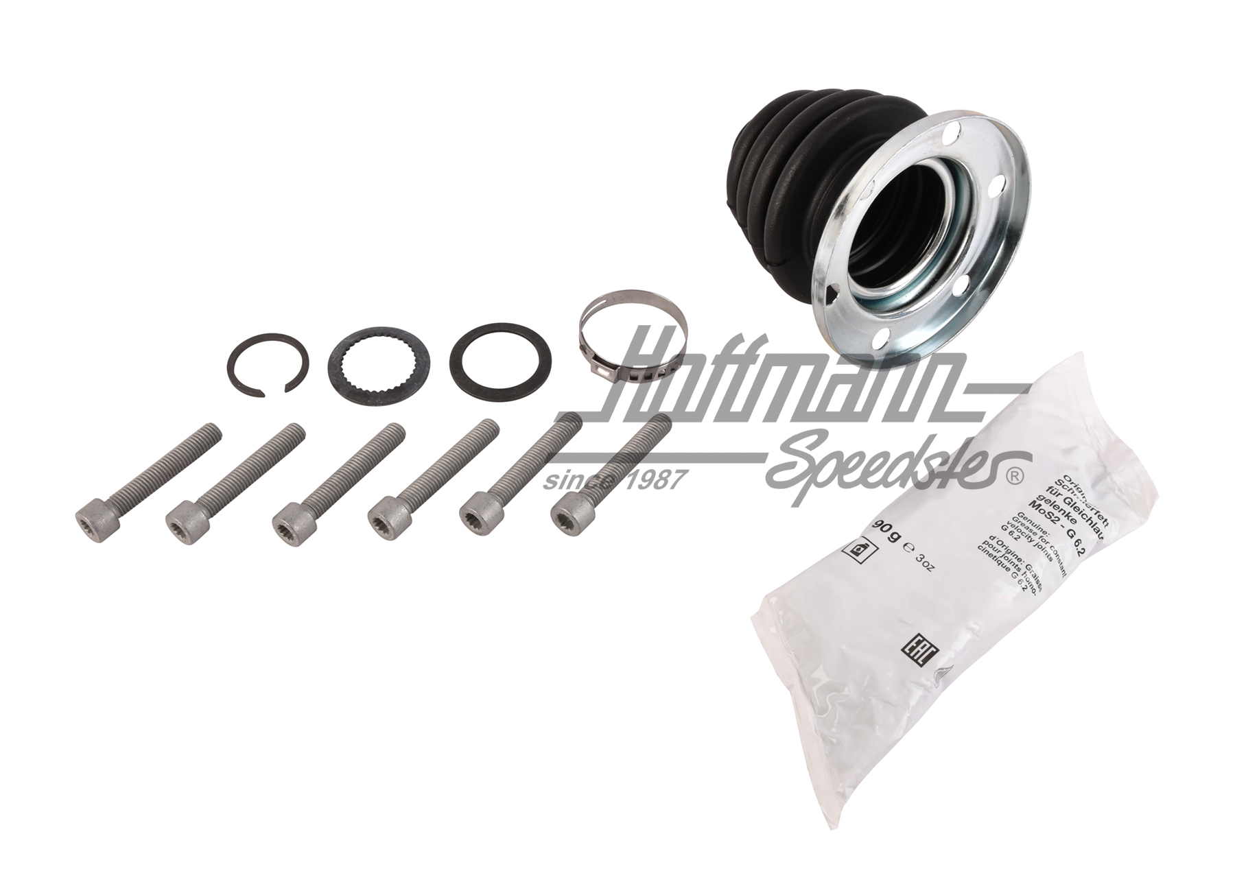 Axle boot kit, IRS, with accessory                                                                  