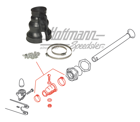 Axle boot, standard, swing axle                                                                     