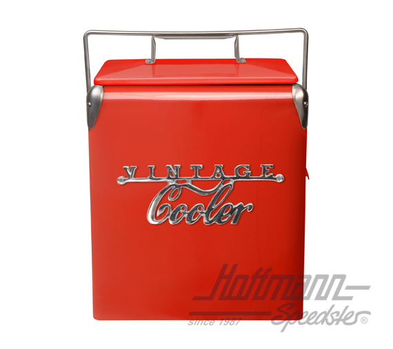 Cool box, Vintage Cooler, red                                                                       