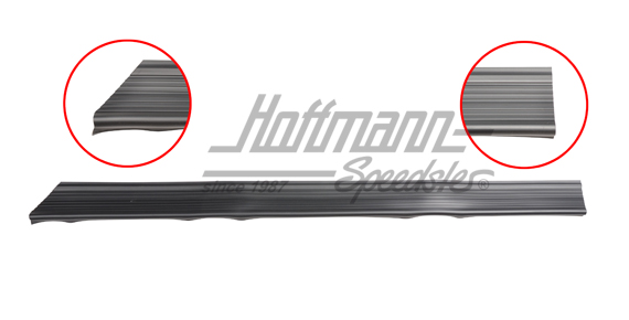 Sill cover, rubber, 911, .78-, left | 911 551 619 00 | 512-0100-01