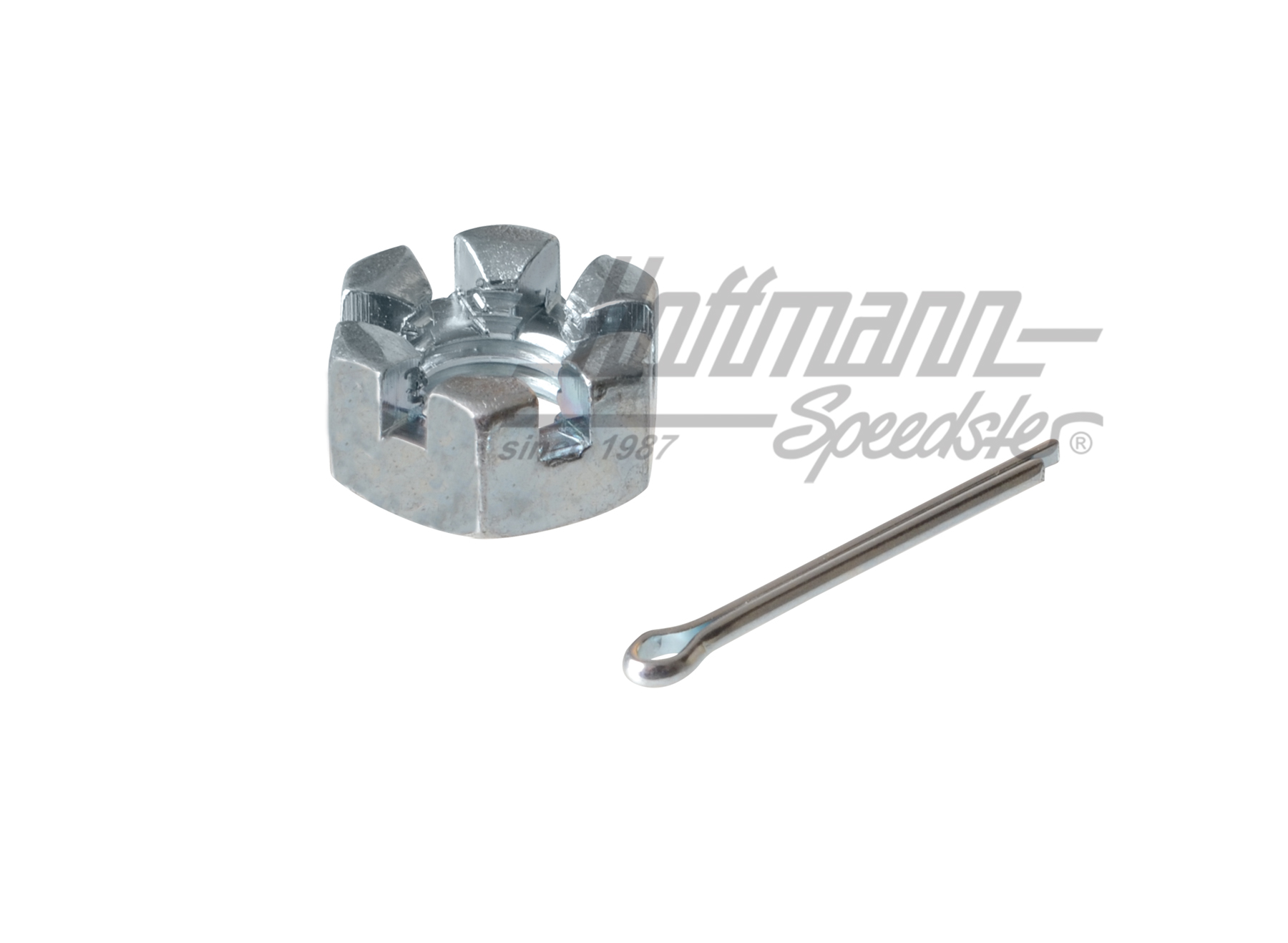 Crown nut, shock absorber, front/rear                                                               