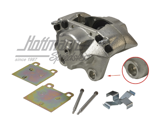 Brake caliper, 8.72-, left (parallel) | 211 615 107 | 090-2991-31