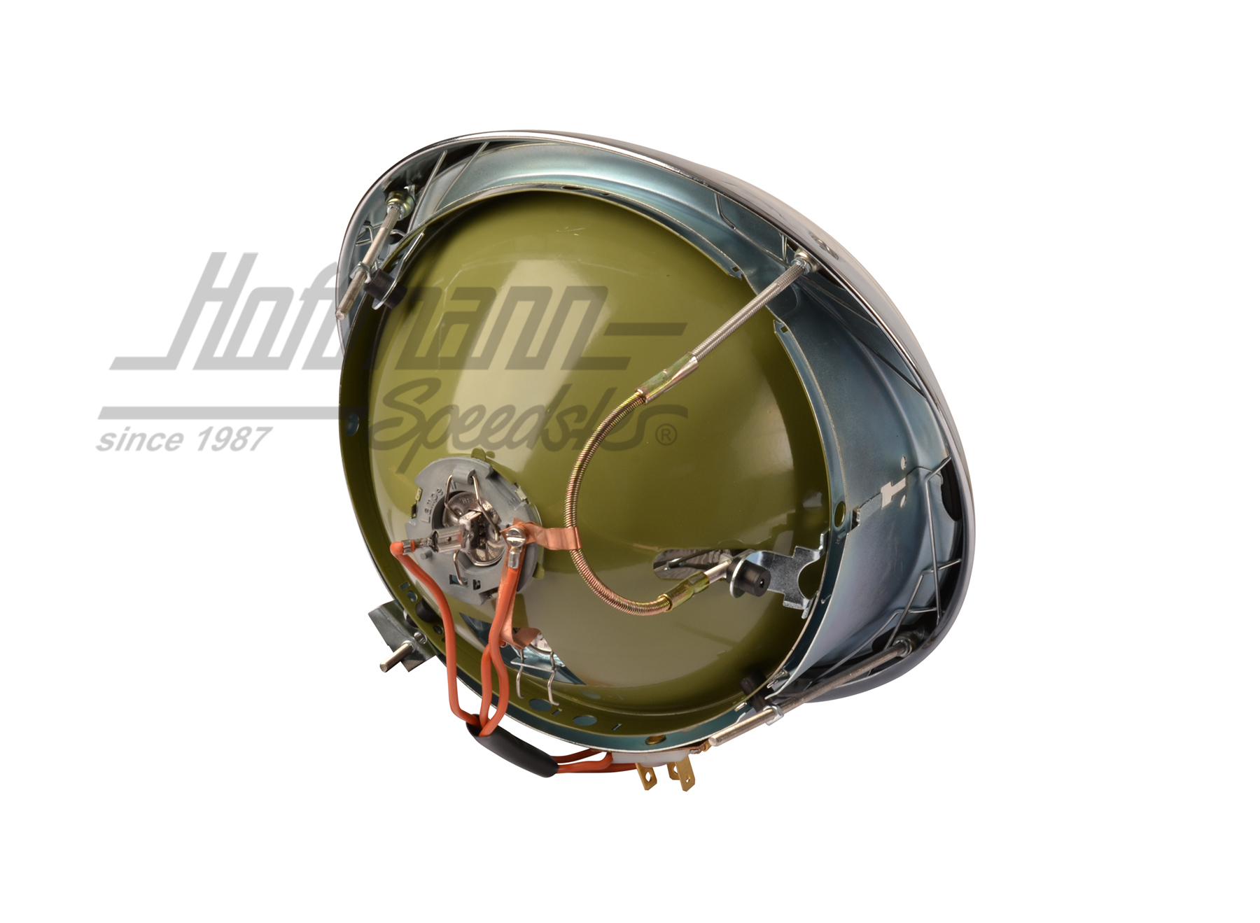 Headlight, H1, Porsche 911, .69-.72, chromed                                                        