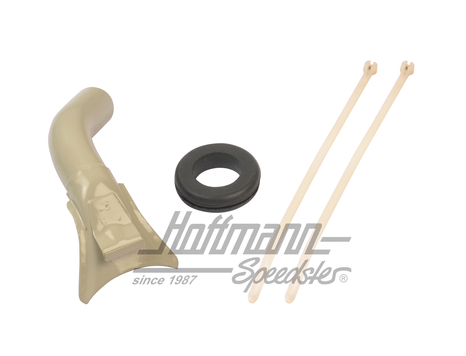 Heater tube, rear window, 65-68, right                                                              
