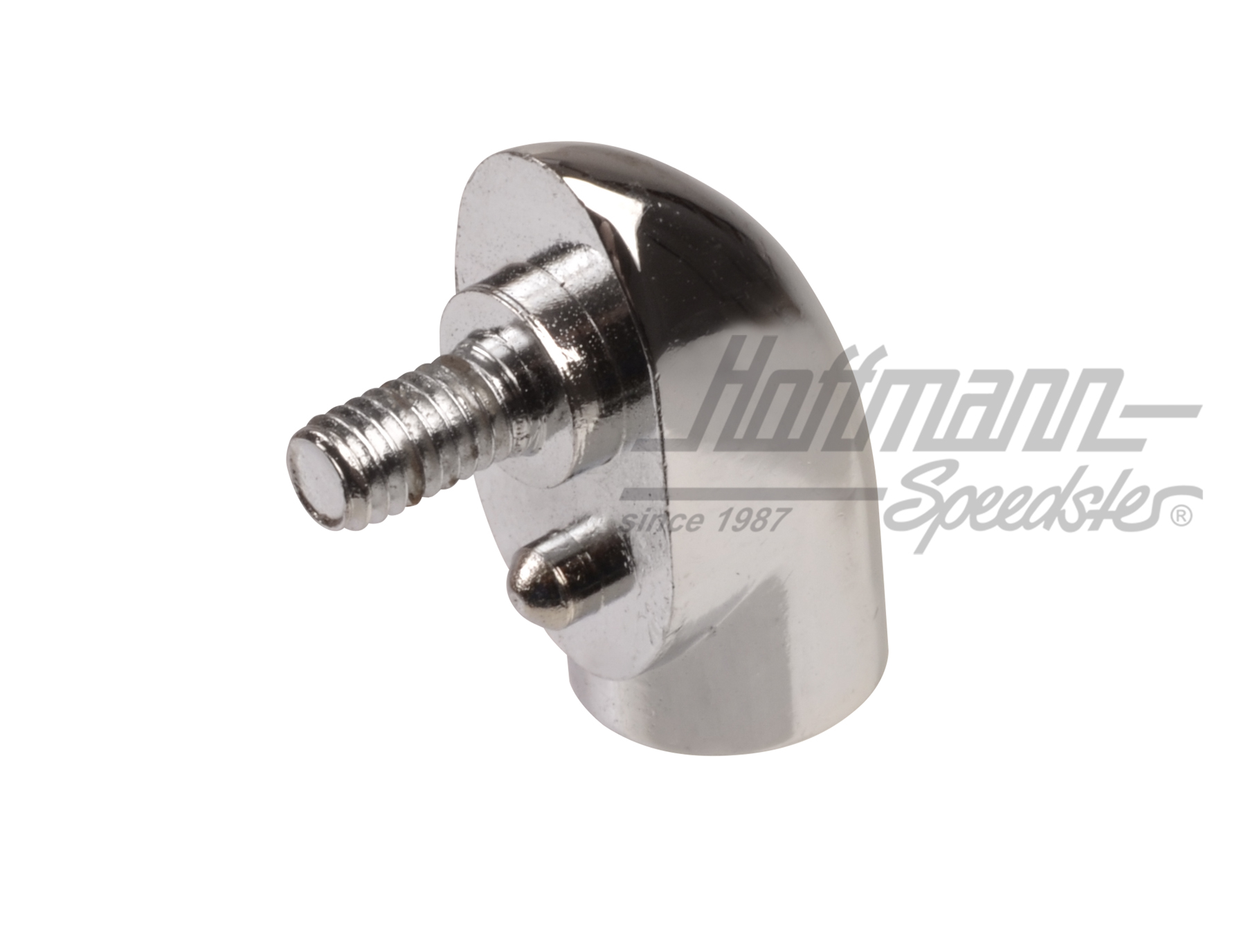 Guiding support, triangular window, top, 60-65, chromed                                             