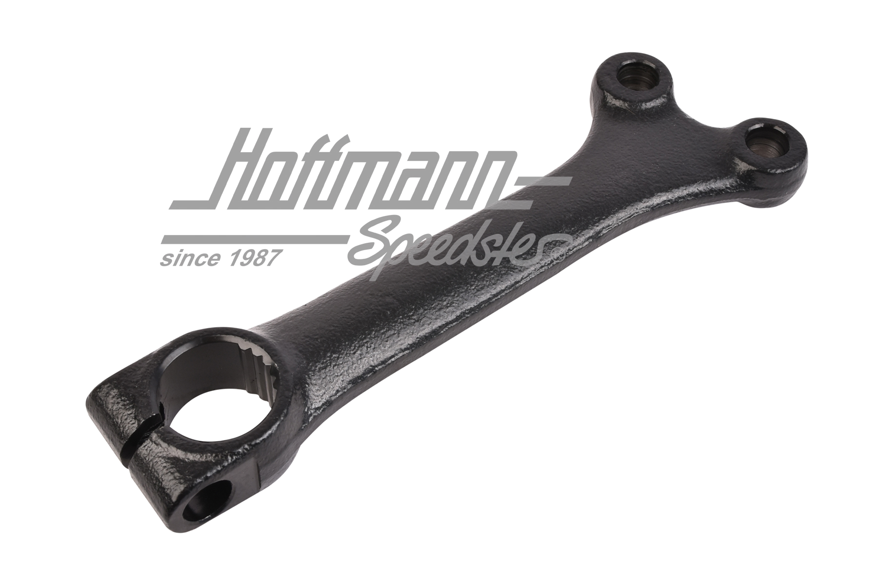 Steering lever, 12.47-7.65, without stop, black | 17-2565-B | 020-4298-10