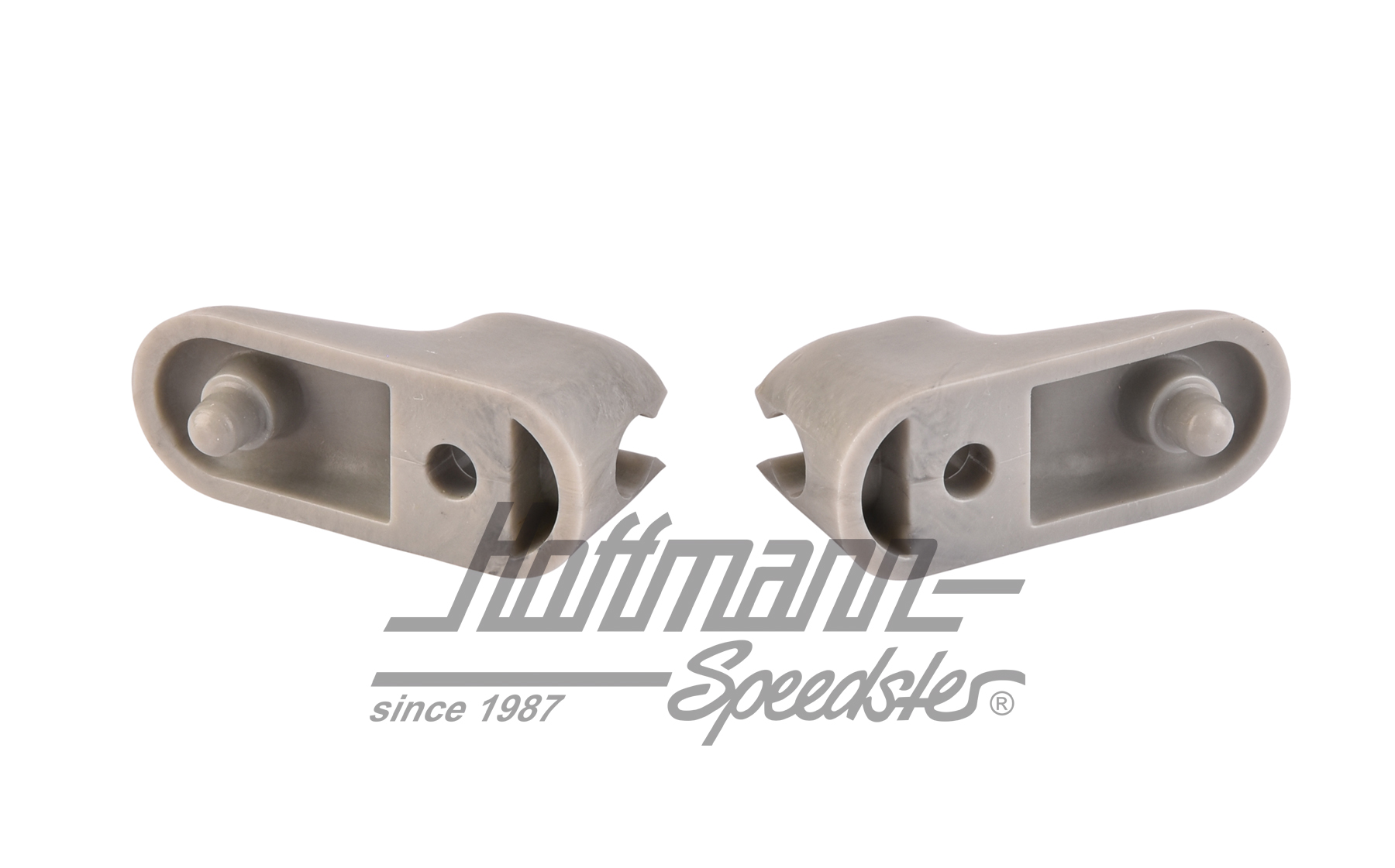 Sun visor clips, Type 3, 4.61-7.67, grey                                                            