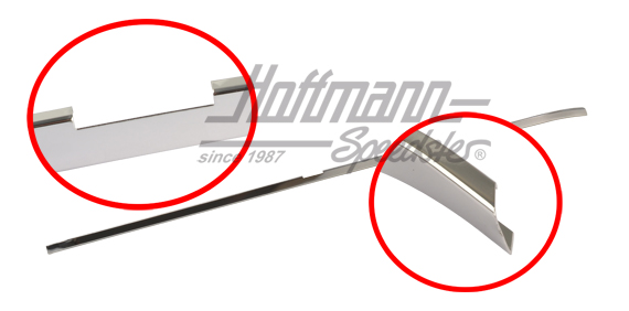 Moulding, parcel shelf, Coupé, 8.67-7.74 | 143 853 371 A | 060-5582