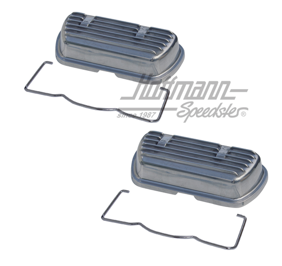 Valve covers, aluminium, with clamps | AC 101 440 | 010-1435